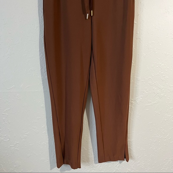 Joie High Waist Drawstring Pants Brown XS - Picture 4 of 11